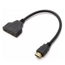 1080P HDMI Port Male to 2Female 1 In 2 Out Splitter Cable Converter Adapter Home