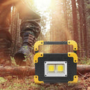 20W Rechargeable LED COB Work Light Camping Security Floodlight Emergency Lamp J
