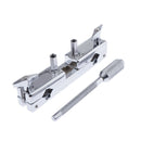 Professional Metal Cowbell Clamp Bracket Rod Set for Drummer Students Adults,