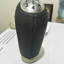 1X(Leather 5 Speed Car Gear Shift Knob Head Stick For RENAULT Laguna Megane