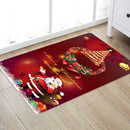 40x120cm Christmas Santa Claus Anti-slip Pad Kitchen Floor Mat Carpet Rug