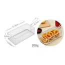 1X(304 Stainless Steel Rectangular Dining Basket French Fries Chicken Stora