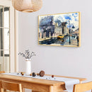 Diamond Painting Car Taxi Street DIY Full Round Drill Wall Picture 40x30cm