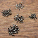 250pcs Barrel Rolling Swivels Snaps Strong Fishing Line Connector Solid Rin P5M4