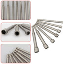 7pcs 1/4 Hexagon Socket 5/6/8/9/10/11/12mm Strong Magnetic Wind Batch Sleeve Top