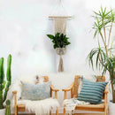 Tassel Bohemian Macrame Woven Wall Hanging Handmade Knitting Tapestry Nice. S5Y2