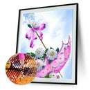Flower Umbrella 5D Diamond DIY Painting Cross Stitch Kit Home Decor Craft A