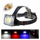 Super Bright 3000LM COB Outdoor LED Head Light Lamp Torch Headlight P8V9