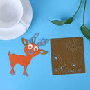 Female Deer DIY Metal Cutting Die Stencil Scrapbook Embossing Decor Craft A