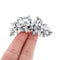Crystal Flower Hair Clips Rhinestone Barrettes Bride Hairpins Hair Jewelry #gib