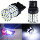2Pcs White T20 7443 1206 6000K 64SMD Turn Signal Stop Braking LED Light Bu JR