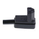IEC-C13 down angle socket receptacle rewirable female connector plug3CXP