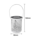 Metal Rattan Outdoor Solar Hanging LED Light Garden Yard Decoration Lamp
