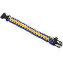 Bracelet Whistle Paracord Camping Sport Outdoor Trekking Followed blue yell