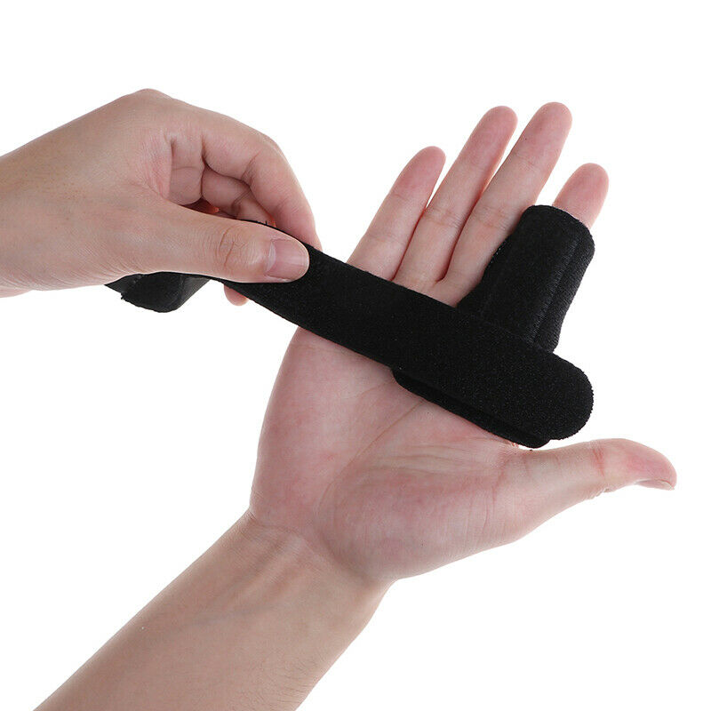 Adjustable Finger Splint Brace Trigger Finger Support Fracture Fix Pain Reli.SE