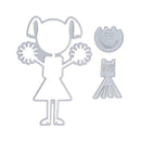 cheerleaders Metal Cutting Dies Stencil DIY Scrapbook Paper Card Craft