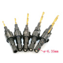 6PCS HSS Countersink Drill Bit Set Screw Woodworking Chamfer Set Tool Tackle FGD