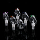 50ml Portable Heart Shape Empty Refillable Bottle With Ring Hook Spray Bottl Ew