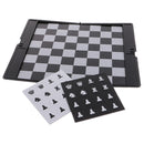 Foldable Mini Magnetic Chess Set Portable Wallet Pocket Chess Board Games with