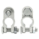 2 Heavy Duty Battery Terminal Quick Connector Cable Clamp Clip Set For Auto