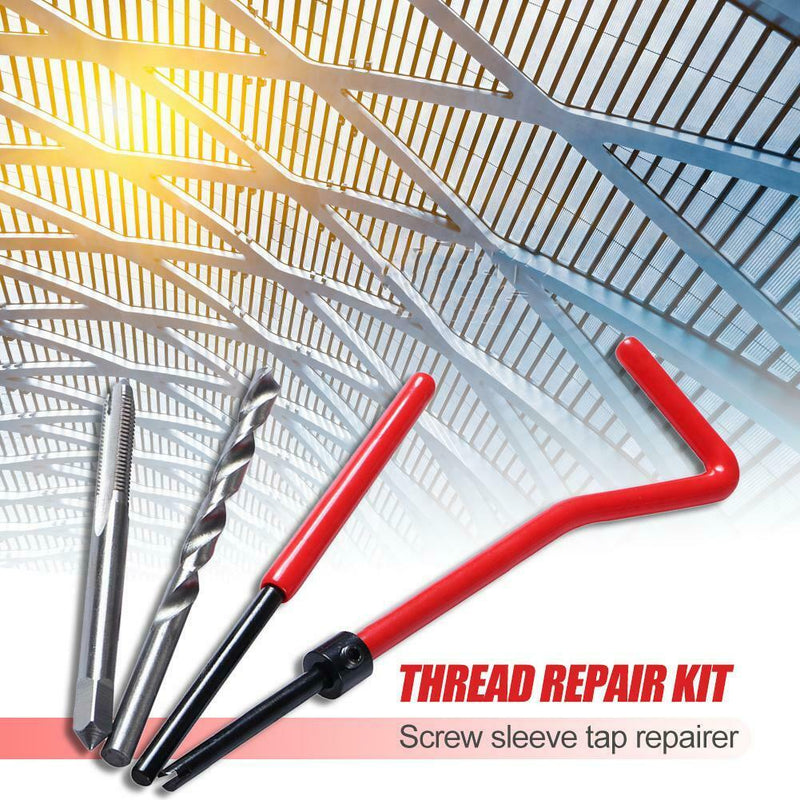 30pcs Steel Self Tapping Thread Inserts Kit Thread Repair Tools Screw Tap Wrench