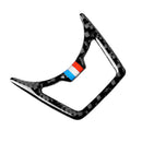 Carbon Fiber Headlight Switch Trim Cover Red+White+Blue for Ford Mustang 15-17