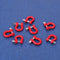 8pcs Metal Rescue Hook Front/Rear Bumper Pull Ring Kit for Hpi Axial RC Car