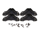 Metal Table Retro Style Corner Covers Protector 40mmx40mm 4 Pcs Bronze E9S3