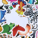 50Pcs Cute cartoon animals DIY notebook suitcase laptop guitar bike stickersME