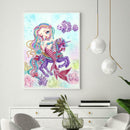 5D DIY Special Shaped Diamond Painting Girl Cross Stitch Mosaic Craft Kits