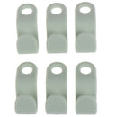 6pcs Wardrobe Space-saving Stack Hanger Hooks Plastic Coat Closet Hanger Ra JR