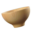 Solid Wooden Rice Soup Dinnerware Bowl Snacks Salad Bowl Kids Tableware