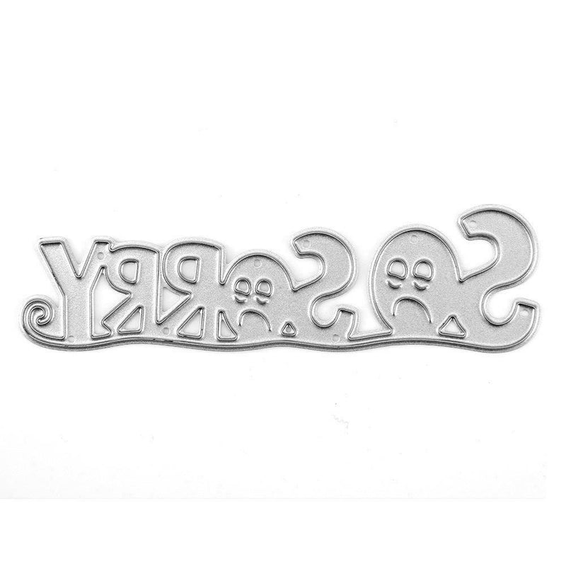 Metal Cutting Die Stencil for DIY Scrapbooking SO Sorry Album Card (MS-860)