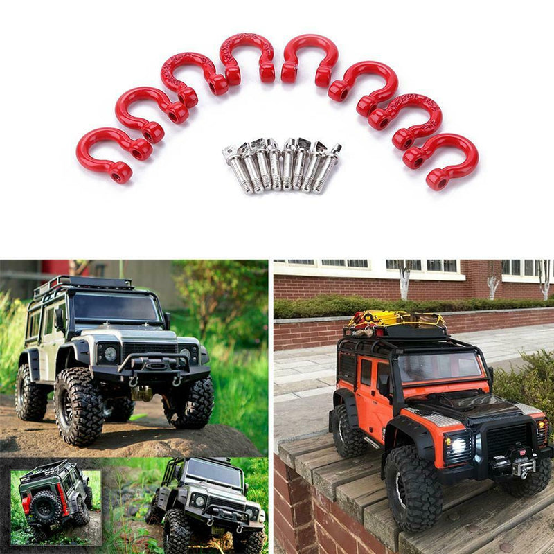 Metal Tow Shackle RC Crawler Cars Trailer Hook for 1/10 TRX-4 Accessory