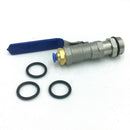 200L Steel Manual Valve Spigot Faucet, Outlet with Gasket One-piece Valve