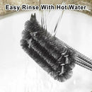 Premium Grill Brush Attached Scraper Sturdy Long BBQ Brush Kitchen Accs
