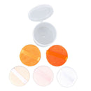 5Pcs Cotton Makeup Powder Puff with Rayon Ribbon Blush Powder Blending Puff
