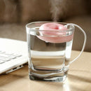 Pink donut humidifier usb office desktop mini humidifier portable creative