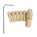 keyless mini drill chucks adapter micro drill collets clamp socket drill