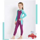 Dive&Sail L Rose Red New Long Sleeve Wetsuit Kids One Piece Swimsuit Diving