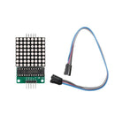 MAX7219 Red Dot Matrix Module MCU Control LED Display DIY w Cable T1Q5