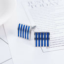 Men's Cufflinks Business Wedding Party Jewelry Shirt Suit Stripe Cuff Links Gift