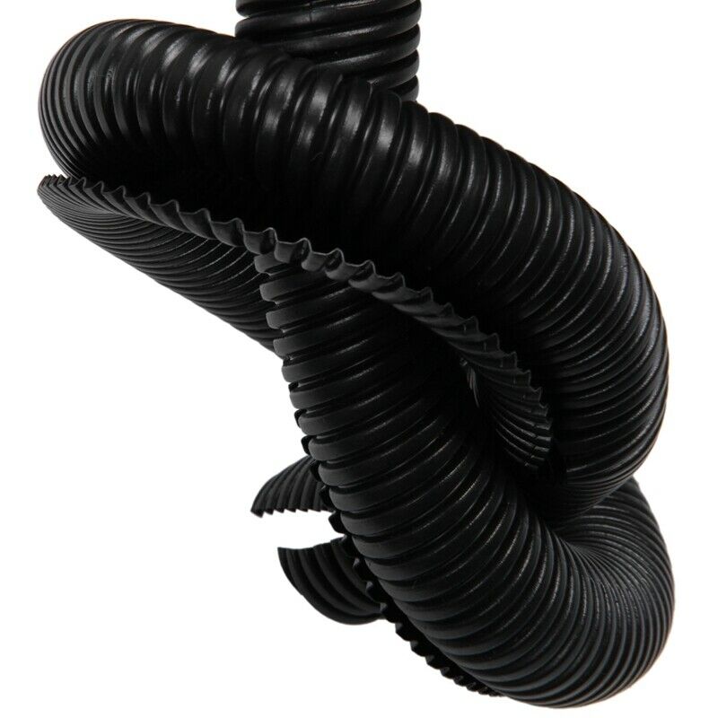 100 Ft. 3/4 inch Split Wire Loom Conduit Polyethylene Tubing Black Color Sl D9H6