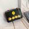 Chick Print Decor Bag Women Square Leather Shoulder Messenger Chain Bags