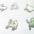 Chinese Zodiac cutting dies stencil scrapbook album paper embossing craft JC%x