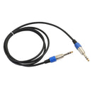 1/4inch M to M Guitar Cable for Electric Guitar Bass Mandolin Accessory 1.8m