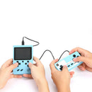 Pocket Handheld Game Console Gamepad 500 Video Games Player Gift (Blue) A