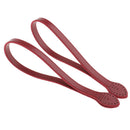2x PU Leather Handle Handbag Shoulder Bag Accessories Short Strap Burgundy