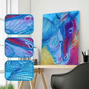 5D DIY Special Shaped Diamond Painting Novelty Horse Cross Stitch Mosaic