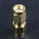 5X( SMA Male to SMA Male Plug in series RF Coaxial Adapter Connector A4L6)
